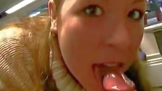 reality blonde amateur blowjob