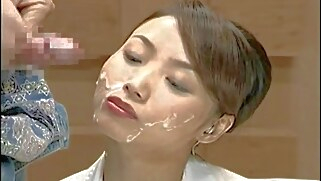 japanese cumshot facial fetish